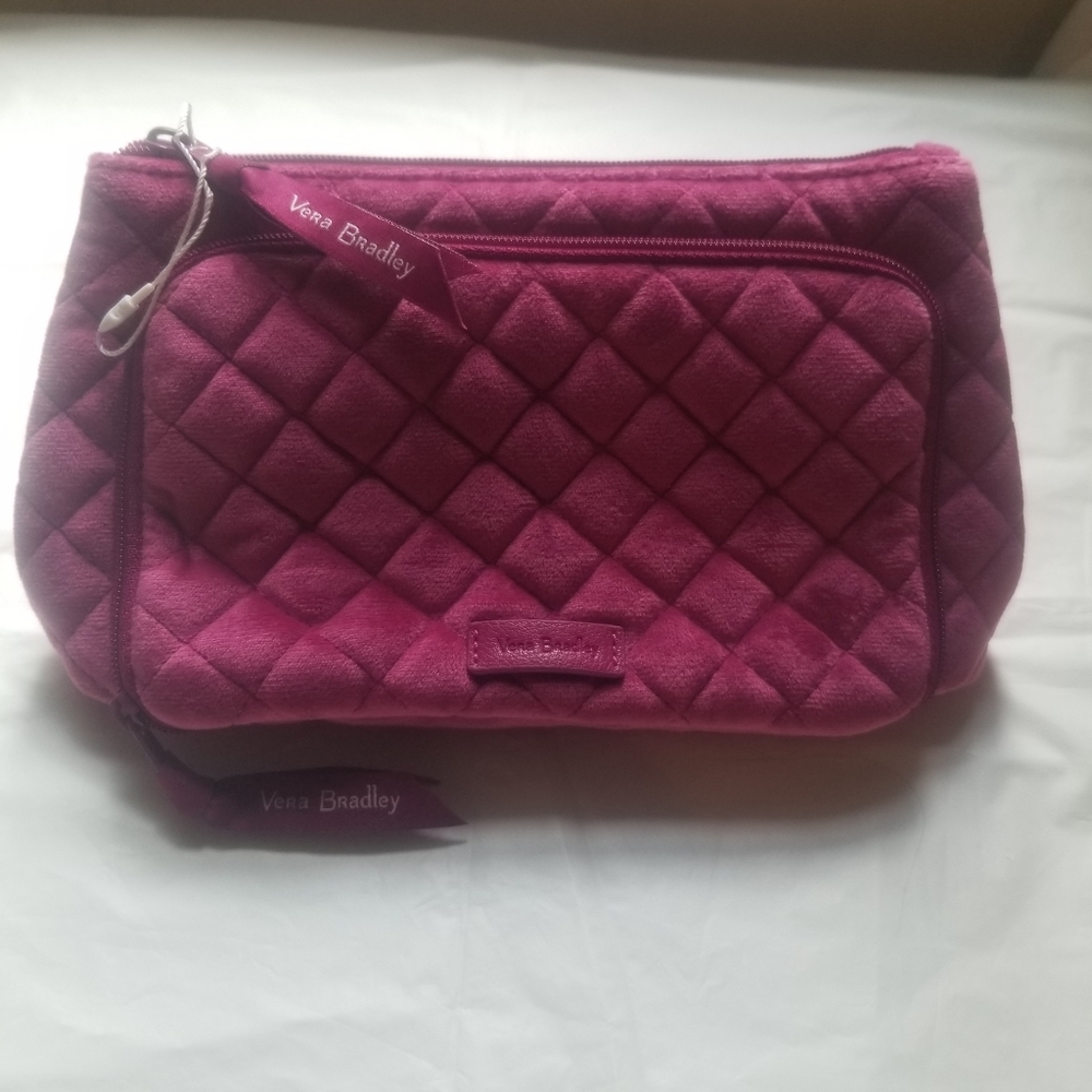 Vera Bradley traveling cosmetic bag